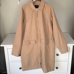 ASOS Men’s Modern Zip Trench Coat (Tan) | NWOT